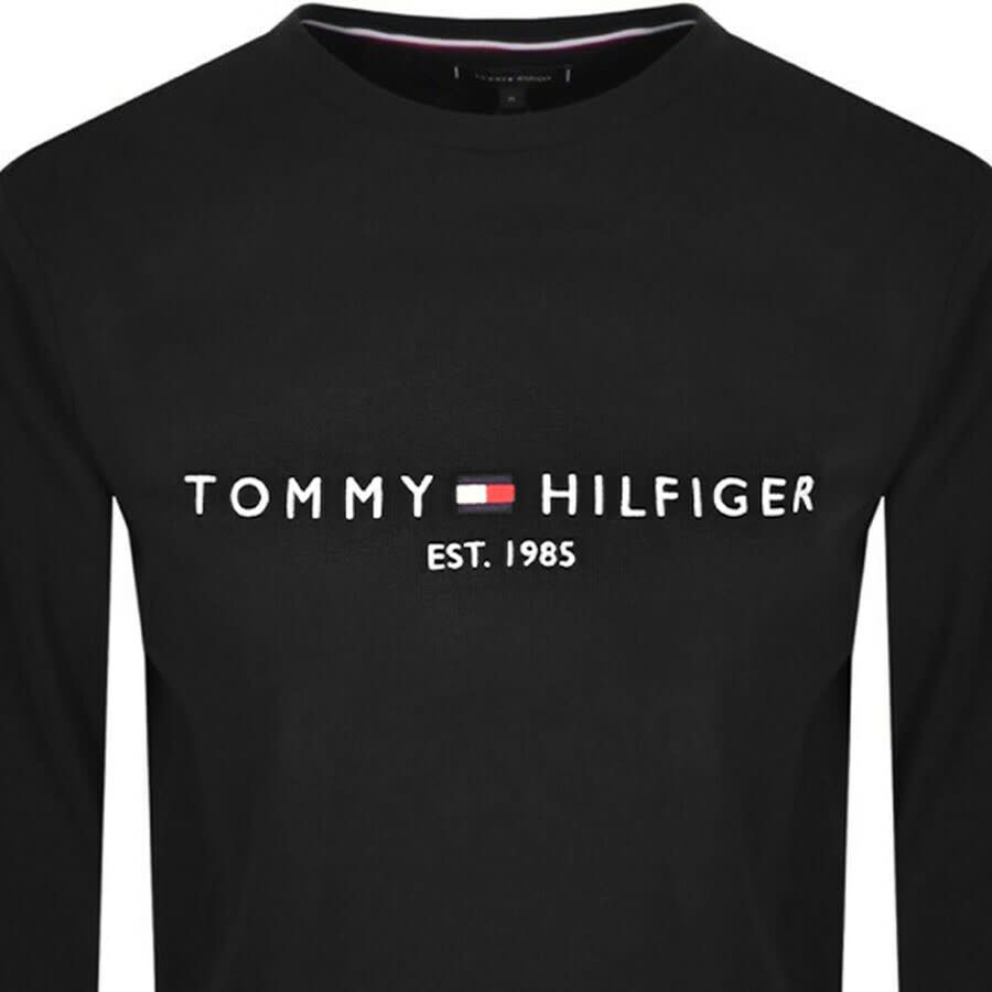 Alternative Image for ProductTommy Hilfiger Logo Sweatshirt Black2