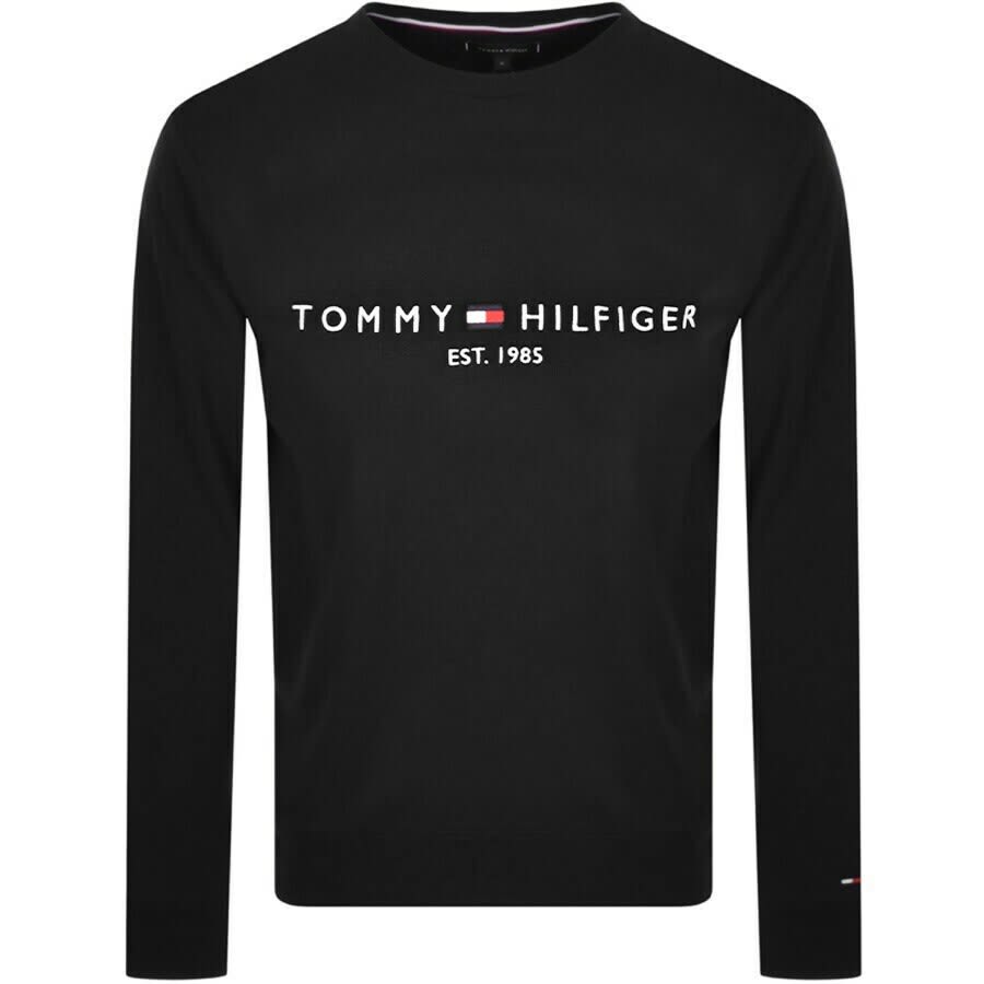 Alternative Image for ProductTommy Hilfiger Logo Sweatshirt Black1