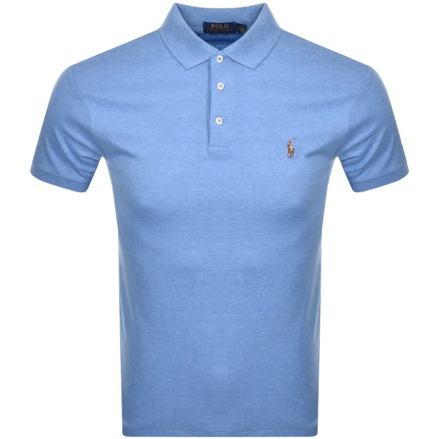 Alternative Image for ProductRalph Lauren Slim Fit Polo T Shirt Blue1