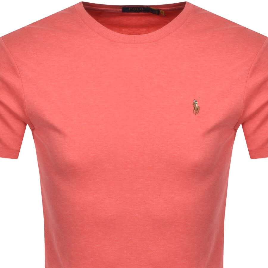 Alternative Image for ProductRalph Lauren Crew Neck Slim Fit T Shirt Pink2