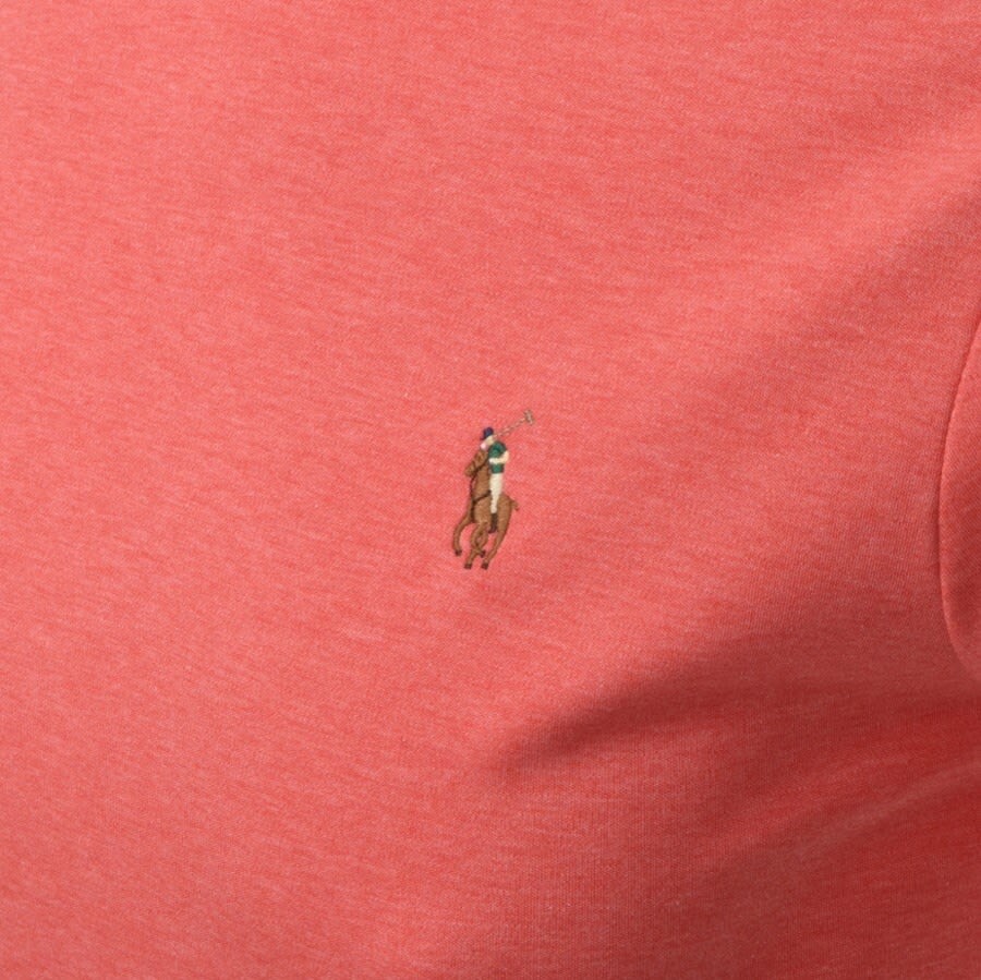 Alternative Image for ProductRalph Lauren Crew Neck Slim Fit T Shirt Pink3