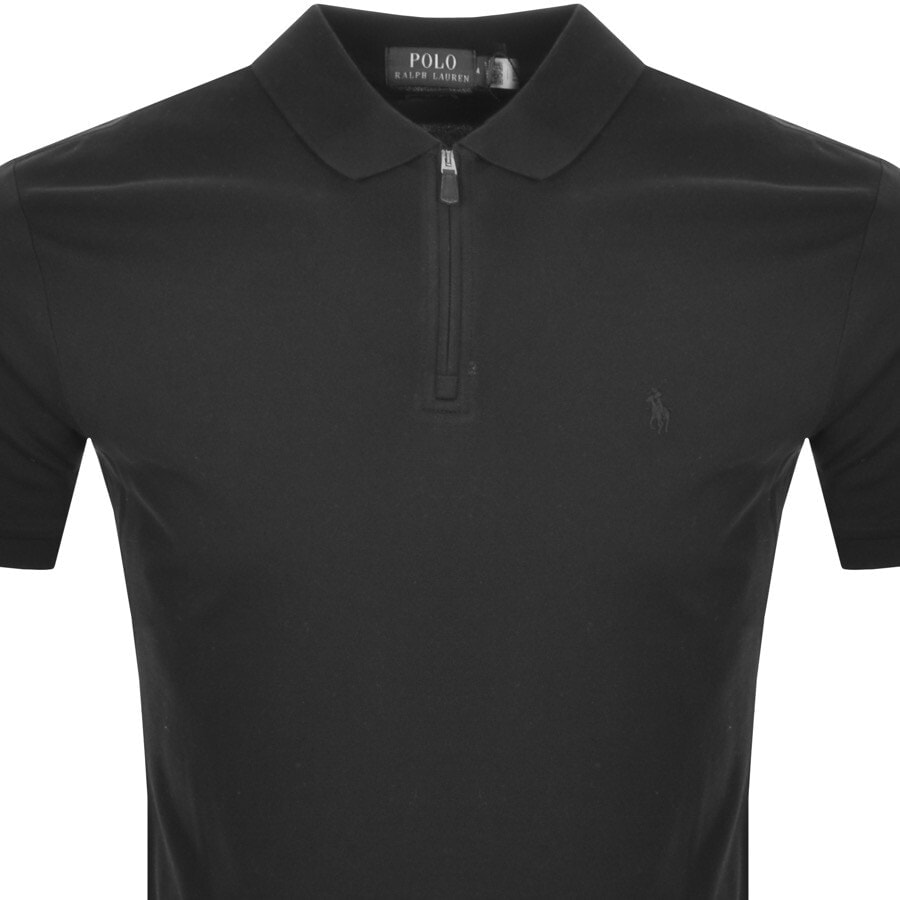 Alternative Image for ProductRalph Lauren Slim Fit Polo T Shirt Black2
