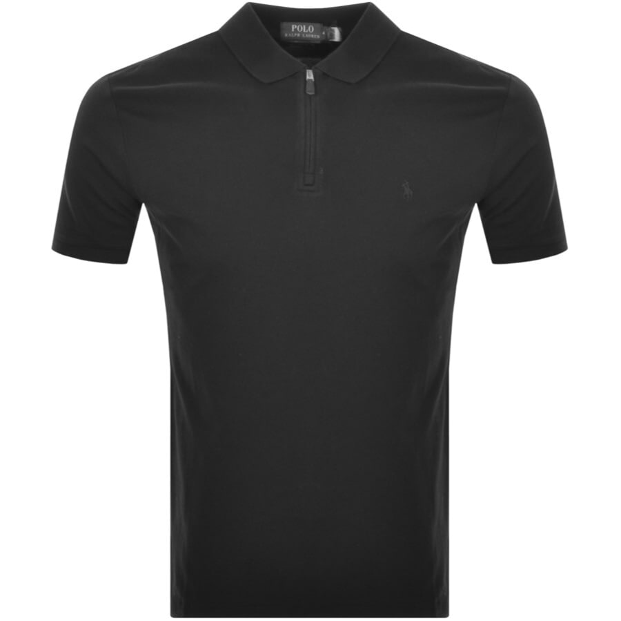 Alternative Image for ProductRalph Lauren Slim Fit Polo T Shirt Black1