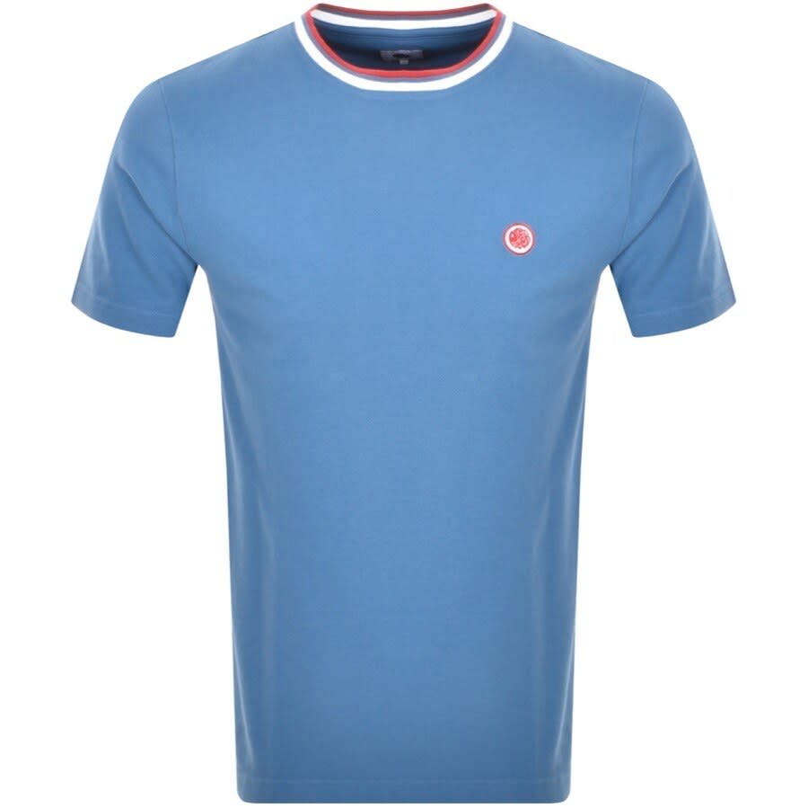 Alternative Image for ProductPretty Green Tilby Crew Neck T Shirt Blue1