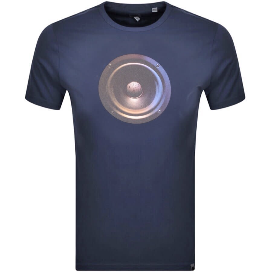 Alternative Image for ProductPretty Green Woofer Logo T Shirt Navy1