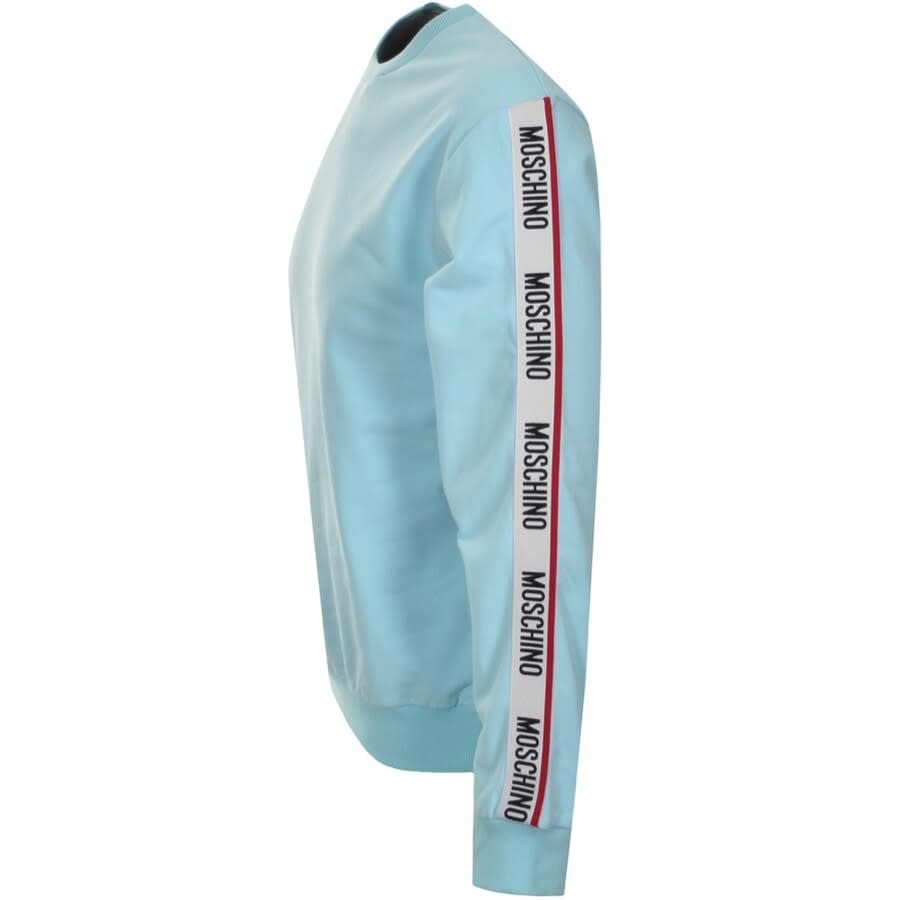 Alternative Image for ProductMoschino Tape Logo Sweatshirt Blue3