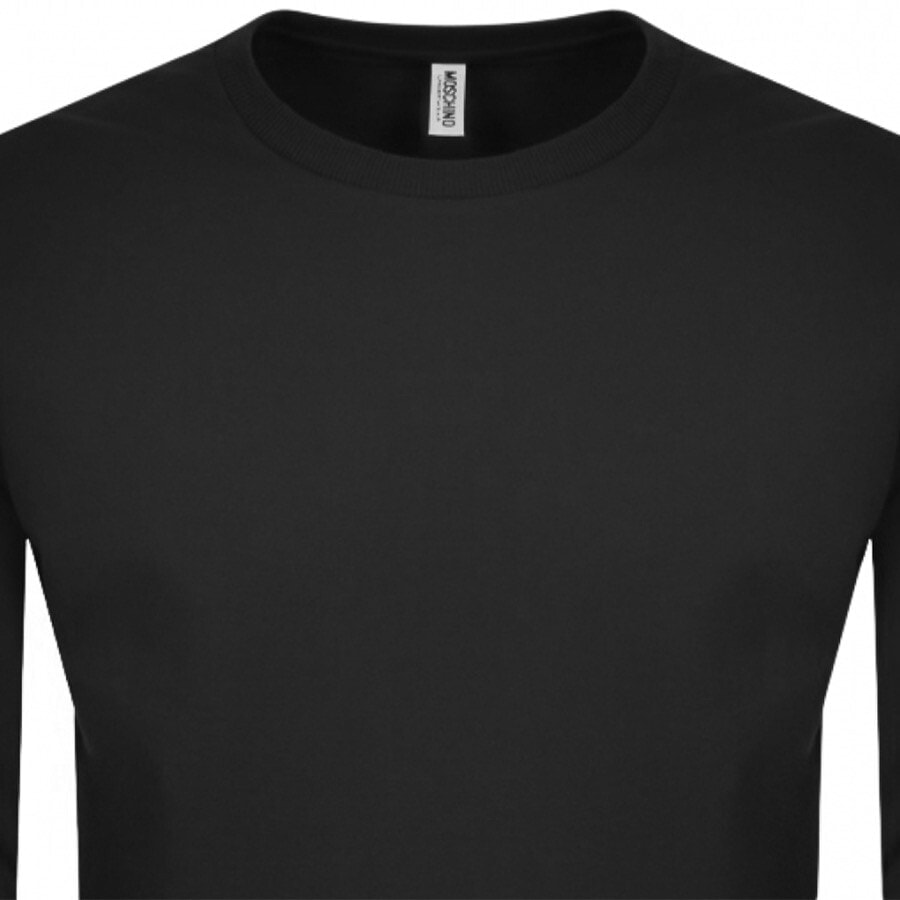 Alternative Image for ProductMoschino Tape Logo Sweatshirt Black2