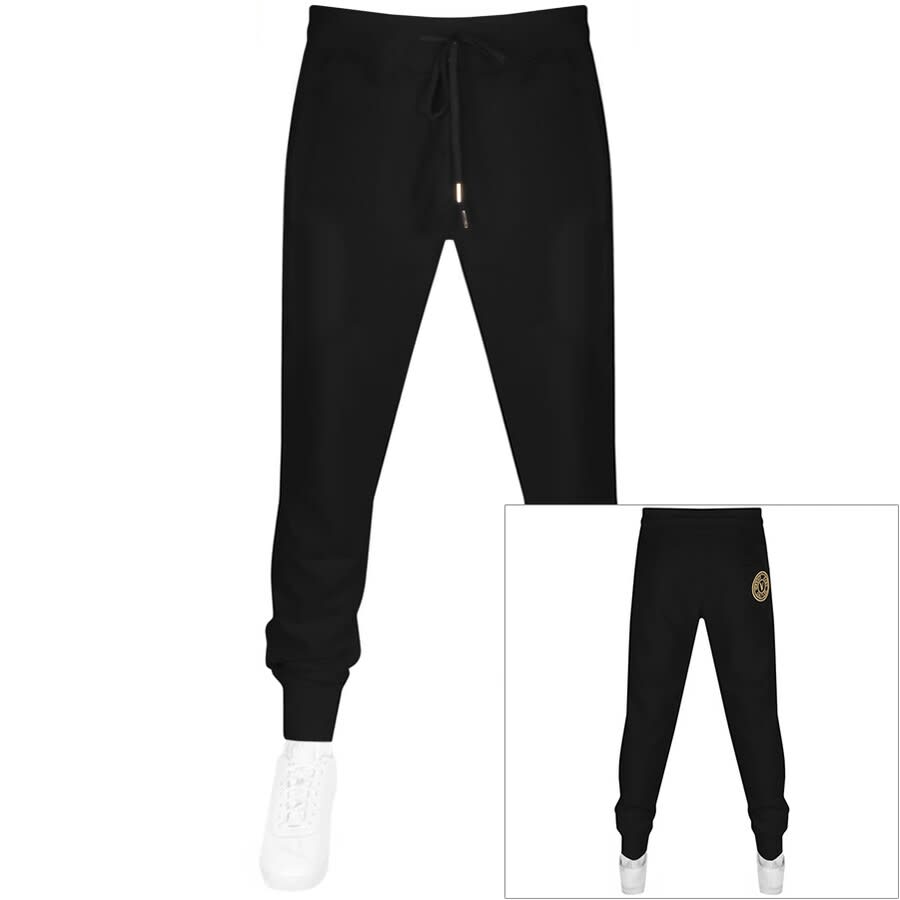 Alternative Image for ProductVersace Jeans Couture Logo Jogging Bottoms Black1