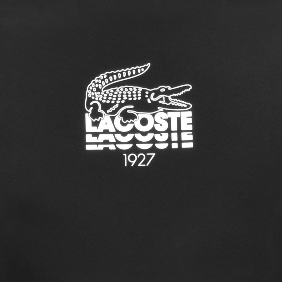 Alternative Image for ProductLacoste Crew Neck Logo T Shirt Black3