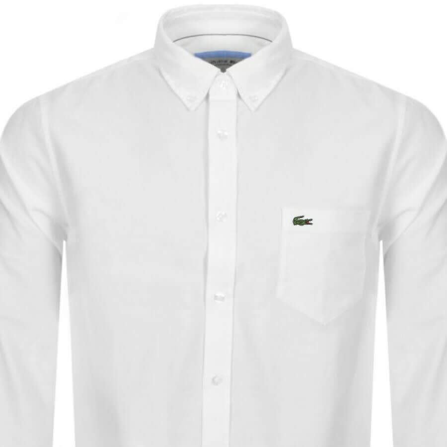 Alternative Image for ProductLacoste Long Sleeved Shirt White2