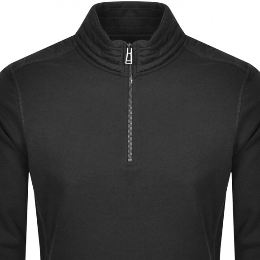 Alternative Image for ProductBelstaff Jaxon Half Zip Sweatshirt Black2