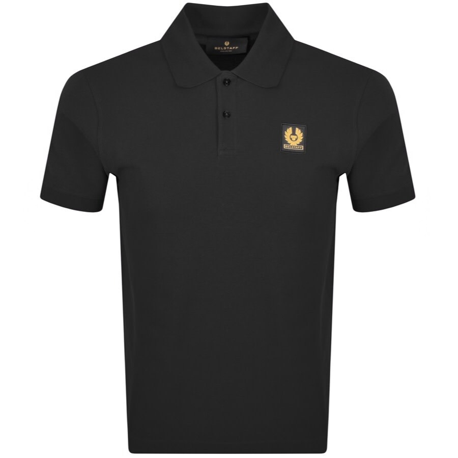 Belstaff Logo Polo T Shirt Black | Mainline Menswear
