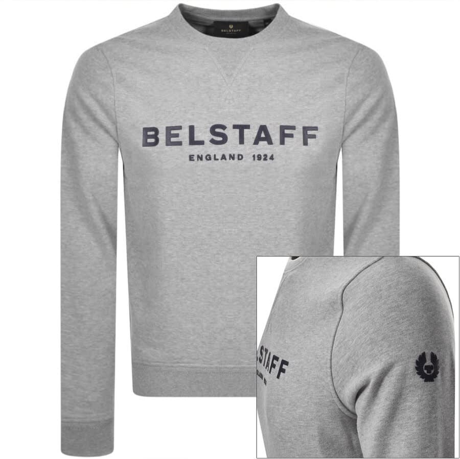 Alternative Image for ProductBelstaff Crew Neck Sweatshirt Grey1