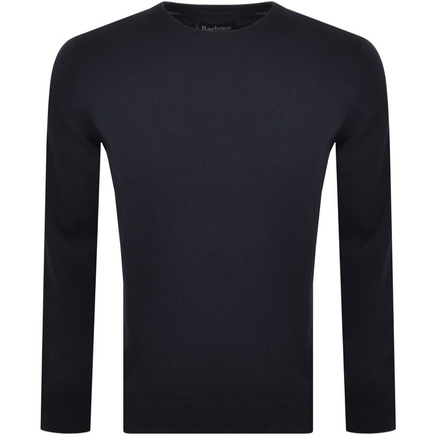 Alternative Image for ProductBarbour Pima Knit Jumper Navy1