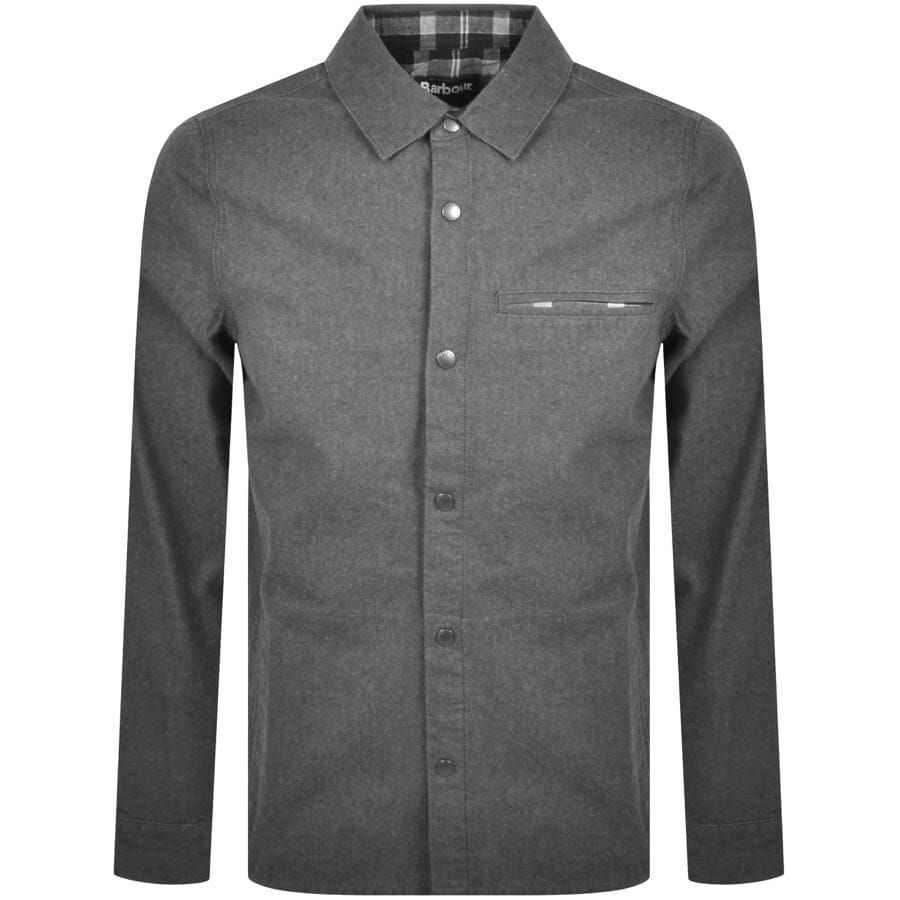 Alternative Image for ProductBarbour Halaman Overshirt Jacket Grey1