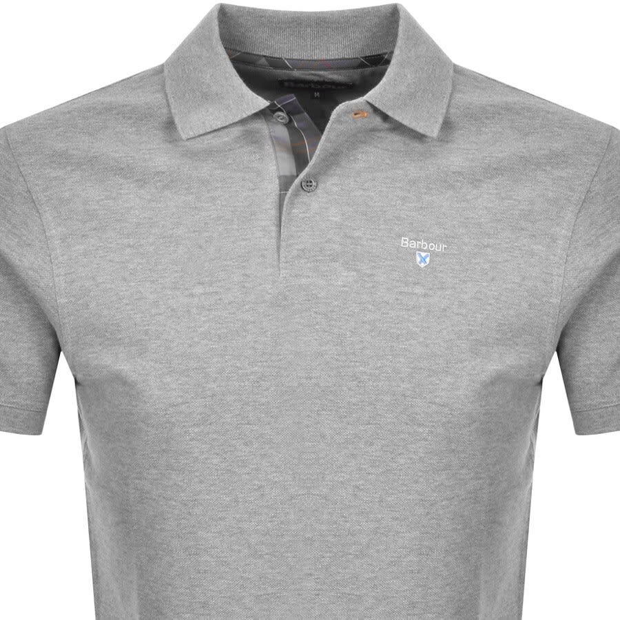Alternative Image for ProductBarbour Pique Polo T Shirt Grey2