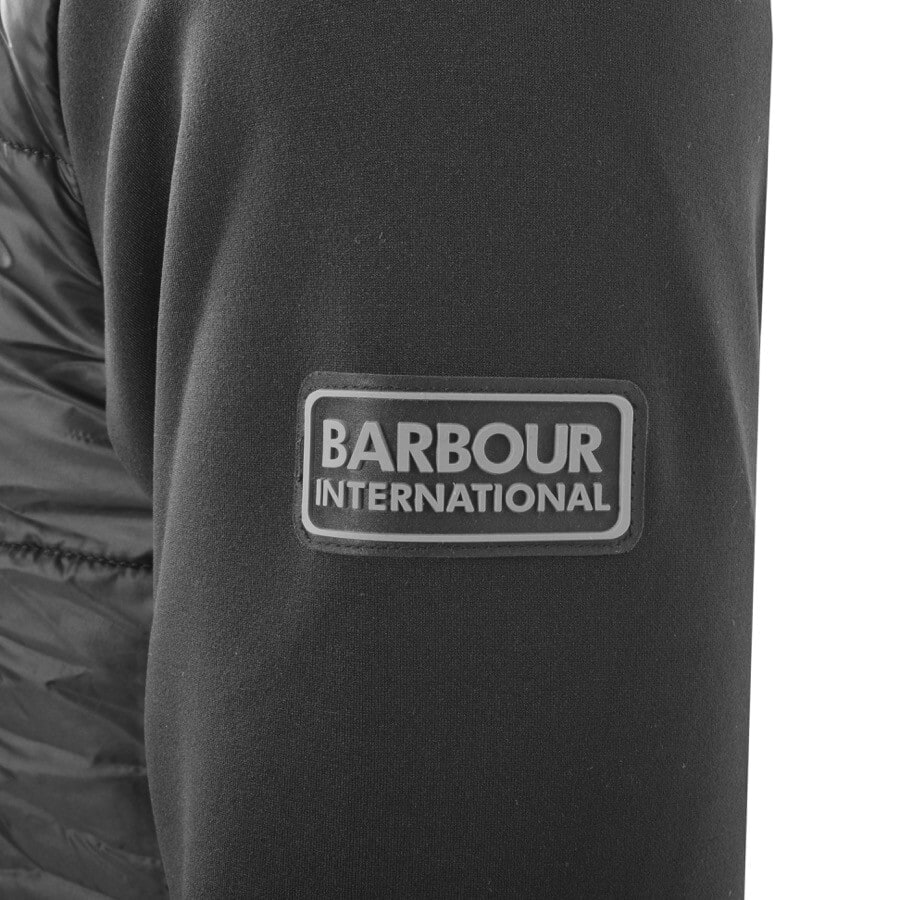 Alternative Image for ProductBarbour International Track Quilted Jacket Black3