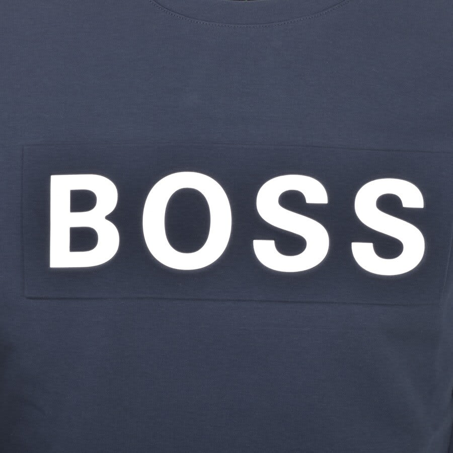 Alternative Image for ProductBOSS Salbo 1 Crew Neck Sweatshirt Navy3