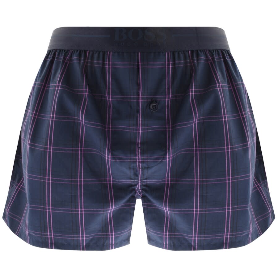 Alternative Image for ProductBOSS Underwear Two Pack Boxer Shorts Navy3
