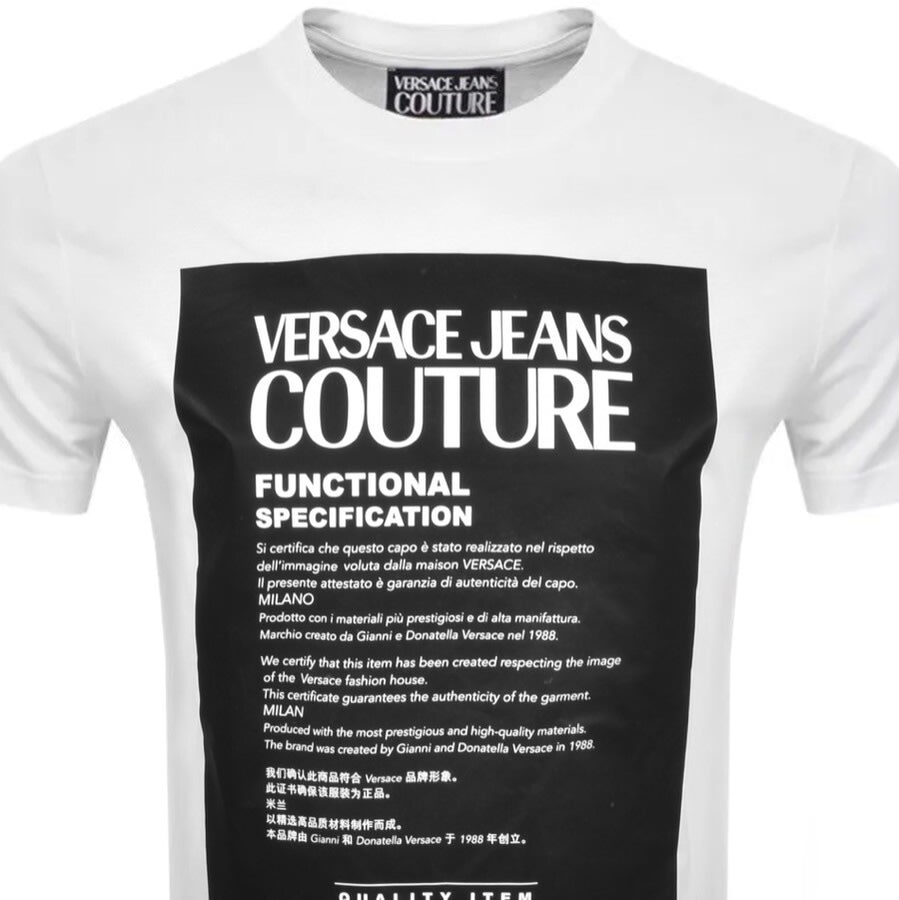 Alternative Image for ProductVersace Jeans Couture Logo T Shirt White2