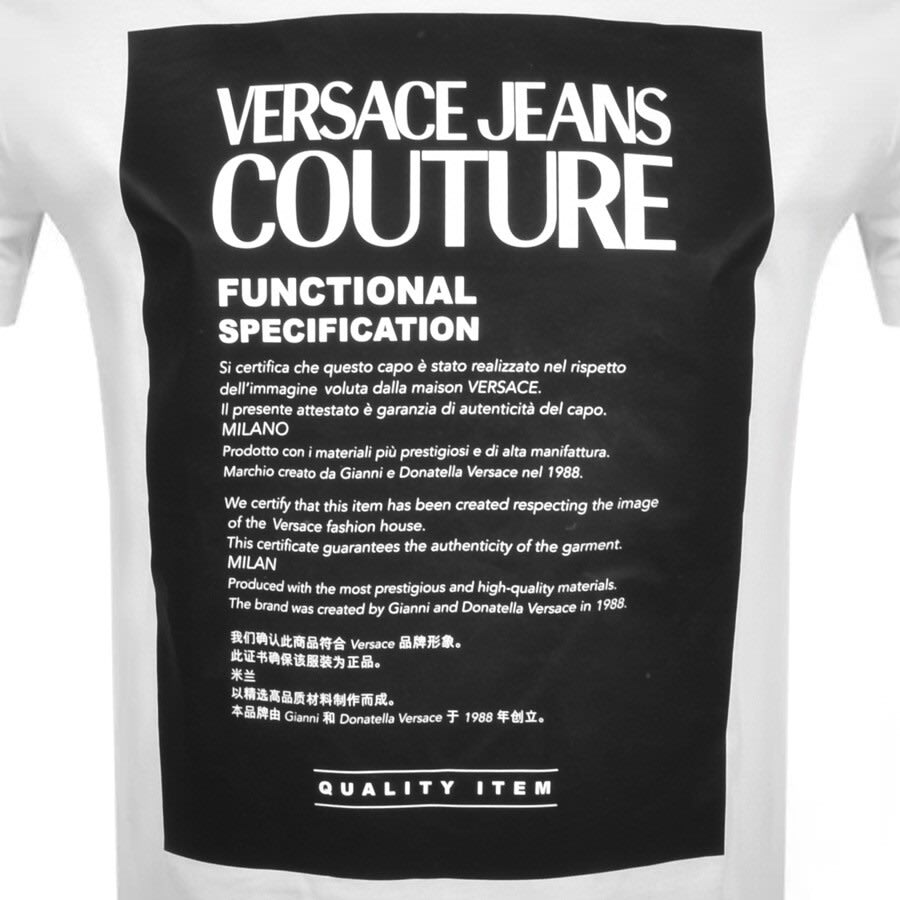 Alternative Image for ProductVersace Jeans Couture Logo T Shirt White3