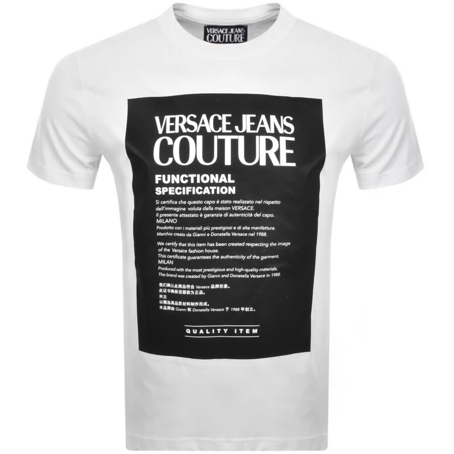 Alternative Image for ProductVersace Jeans Couture Logo T Shirt White1
