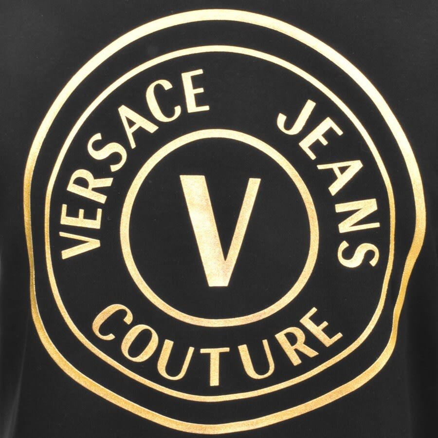 Alternative Image for ProductVersace Jeans Couture Logo Hoodie Black3