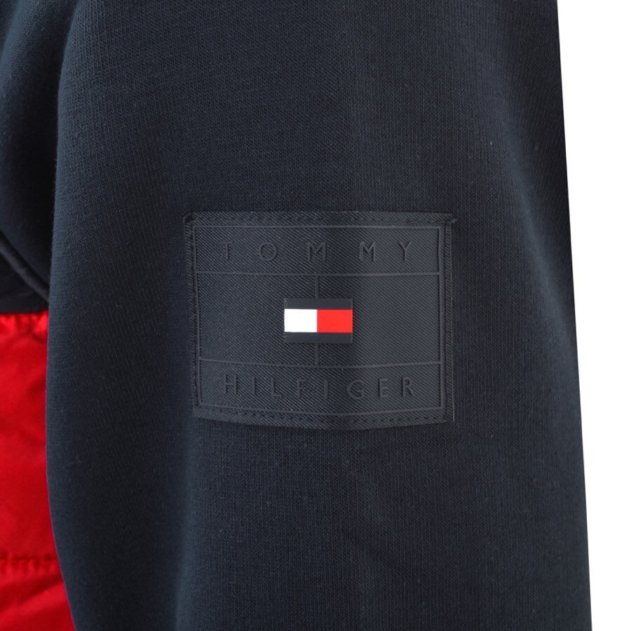 Alternative Image for ProductTommy Hilfiger Padded Mix Media Jacket Navy3