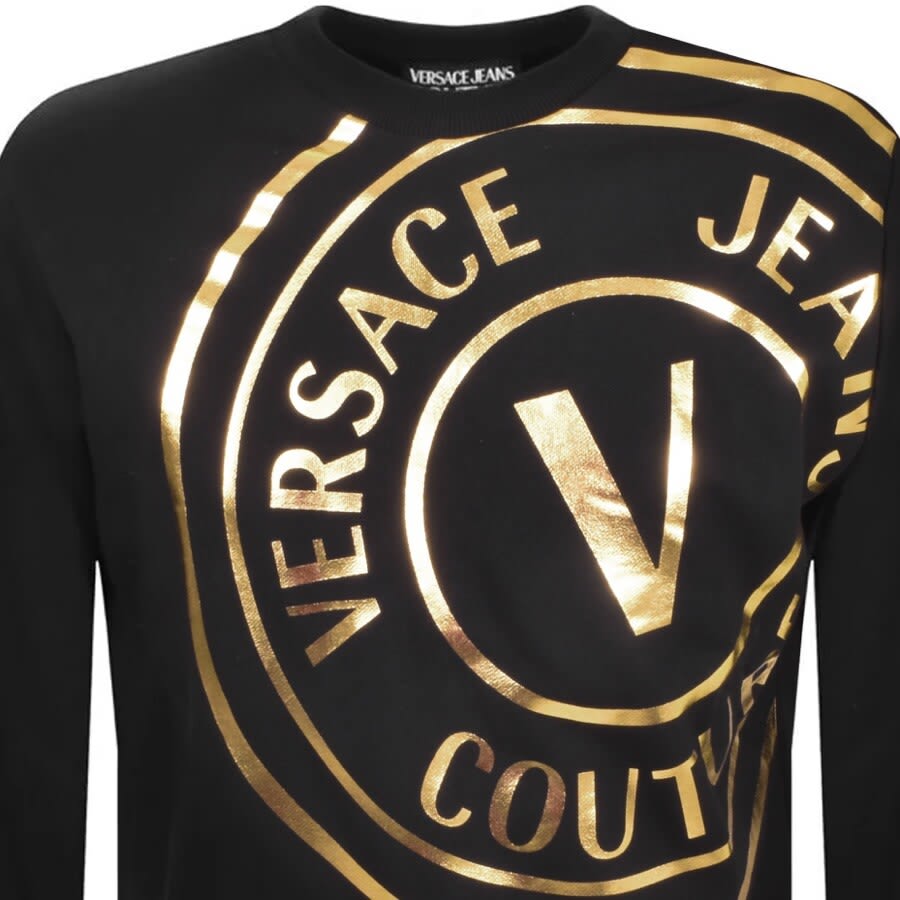 Alternative Image for ProductVersace Jeans Couture Logo Sweatshirt Black2