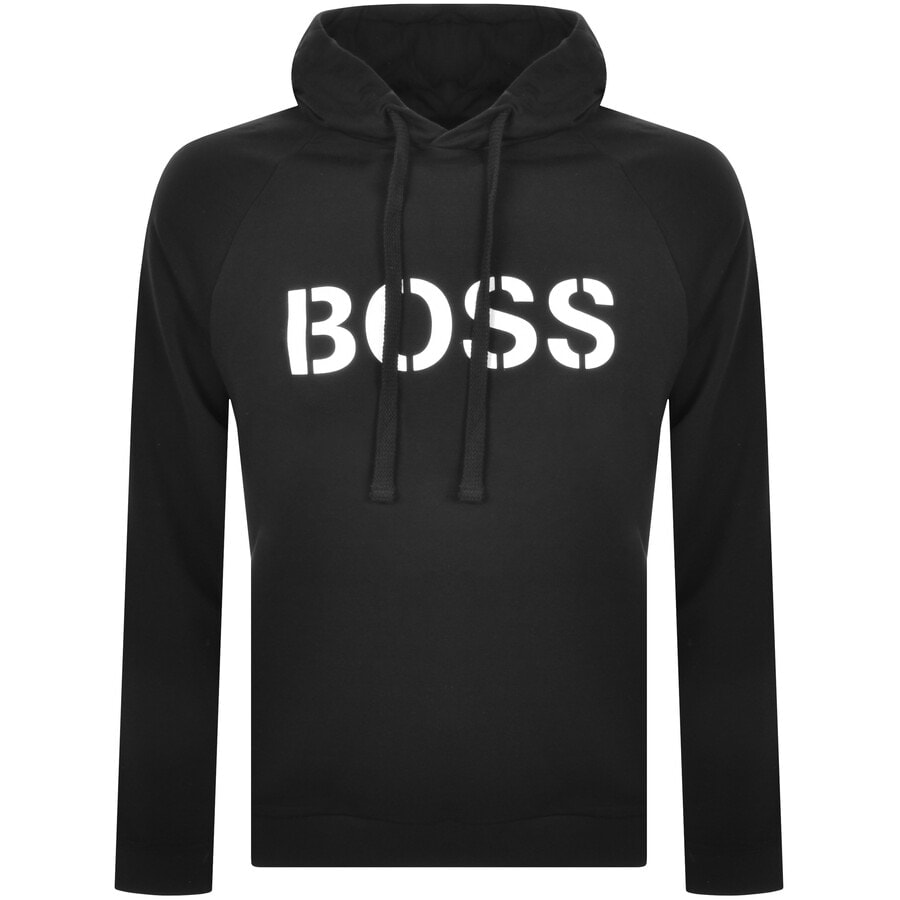 Alternative Image for ProductBOSS Bodywear Lounge Hooded Tracksuit Black3