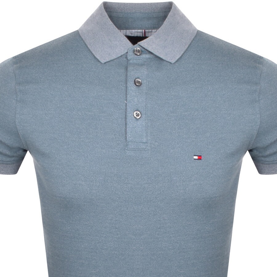 Alternative Image for ProductTommy Hilfiger Slim Fit Polo T Shirt Blue2