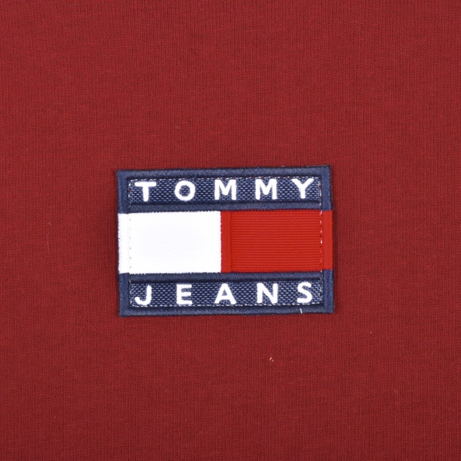Alternative Image for ProductTommy Jeans Logo T Shirt Burgundy3
