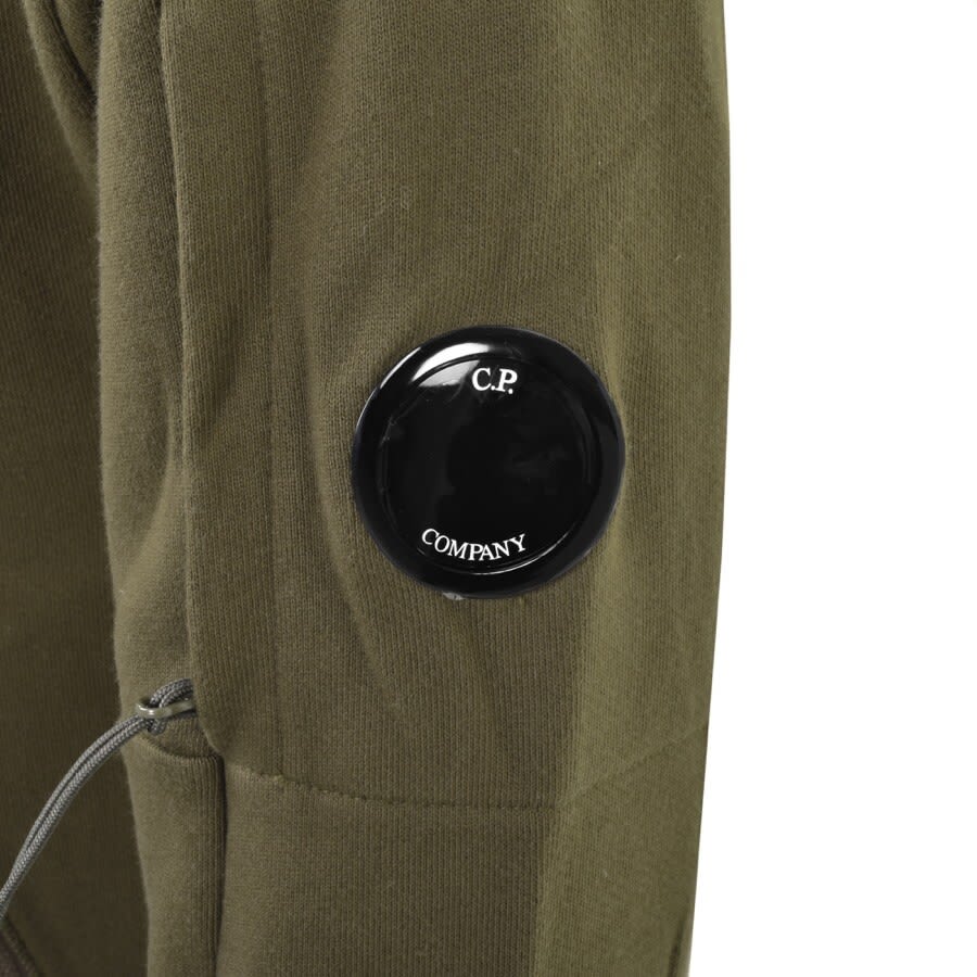 Alternative Image for ProductCP Company Half Zip Sweatshirt Khaki3