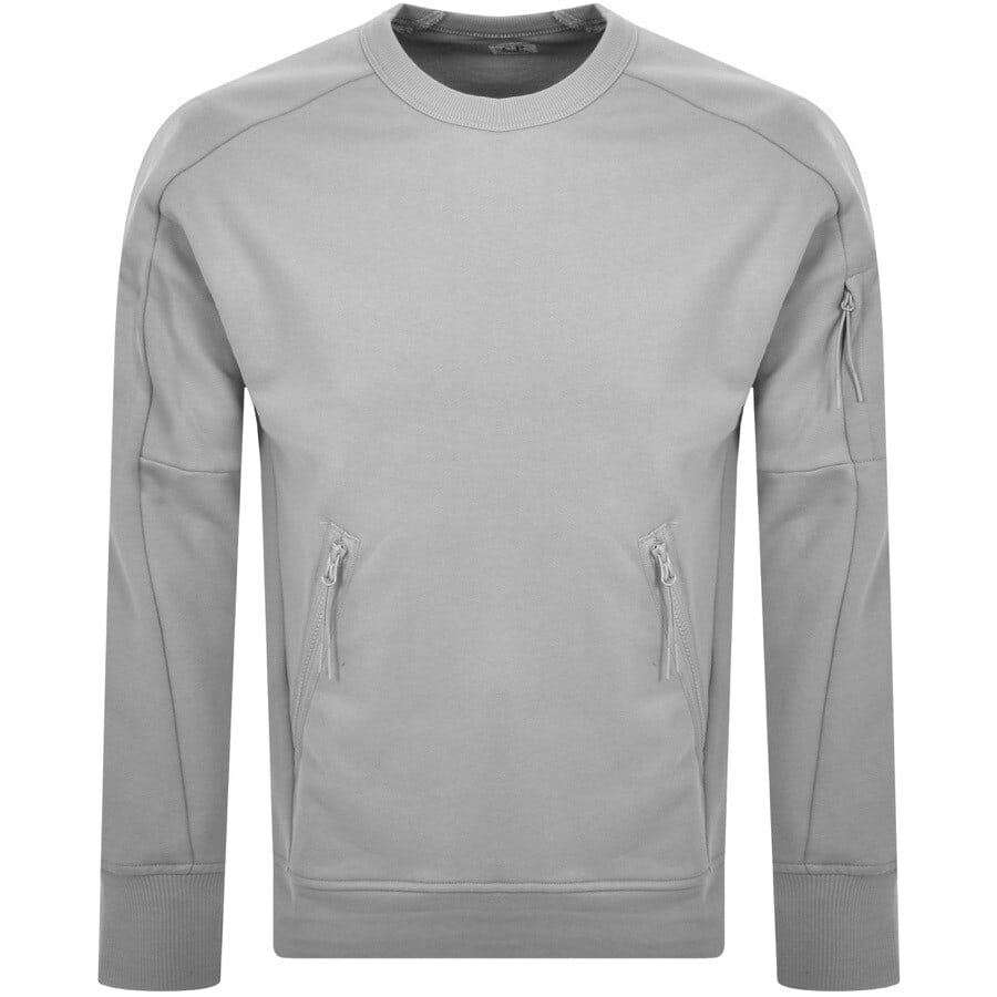 Alternative Image for ProductCP Company Crew Neck Utility Sweatshirt Grey1
