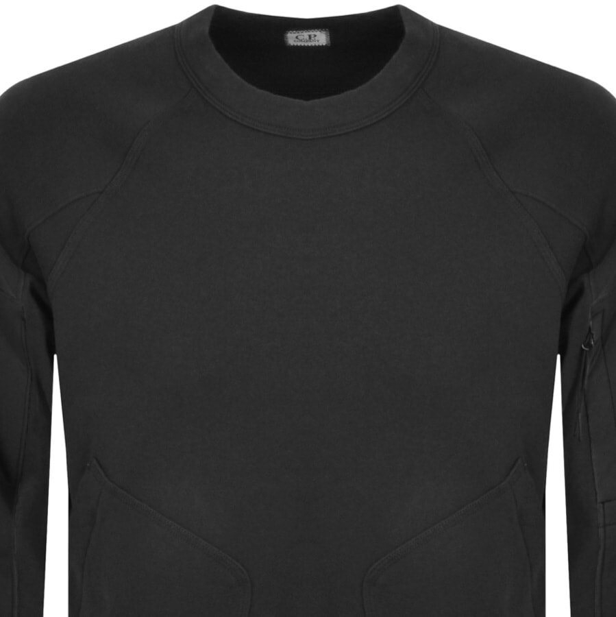 Alternative Image for ProductCP Company Utility Crew Neck Sweatshirt Black2