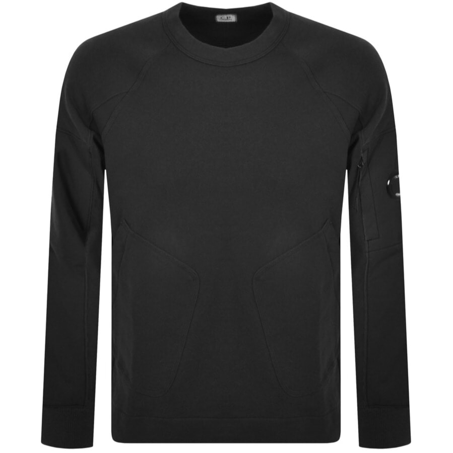 Alternative Image for ProductCP Company Utility Crew Neck Sweatshirt Black1