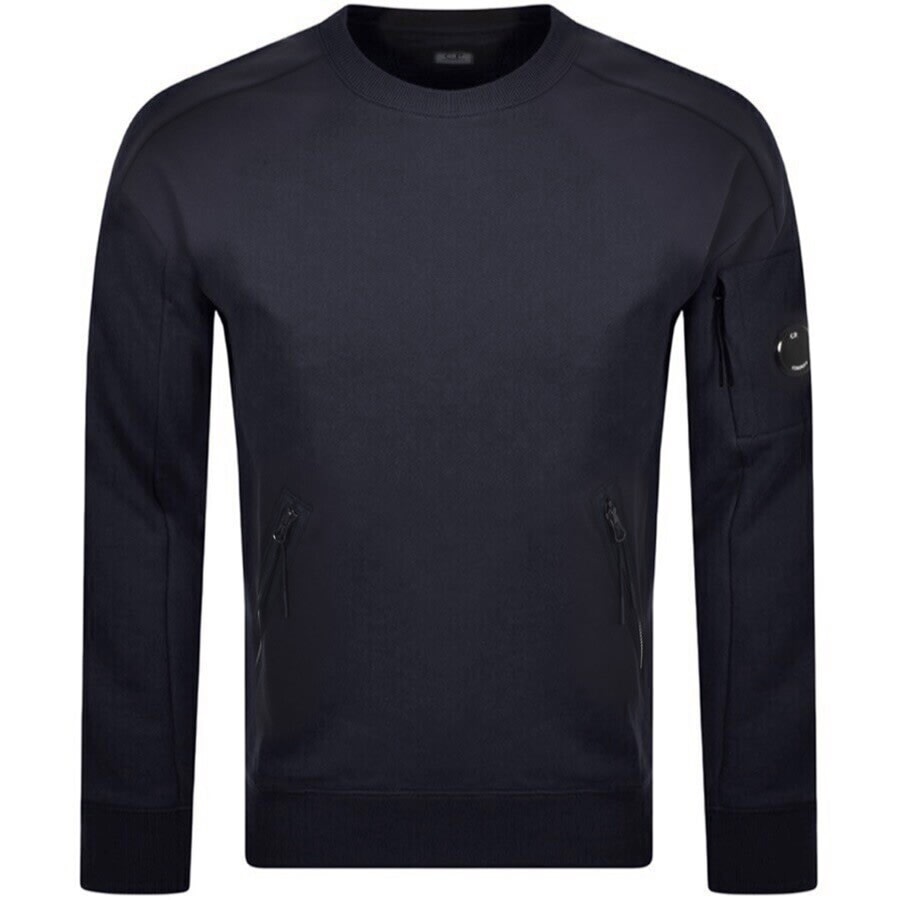 Alternative Image for ProductCP Company Crew Neck Utility Sweatshirt Navy1