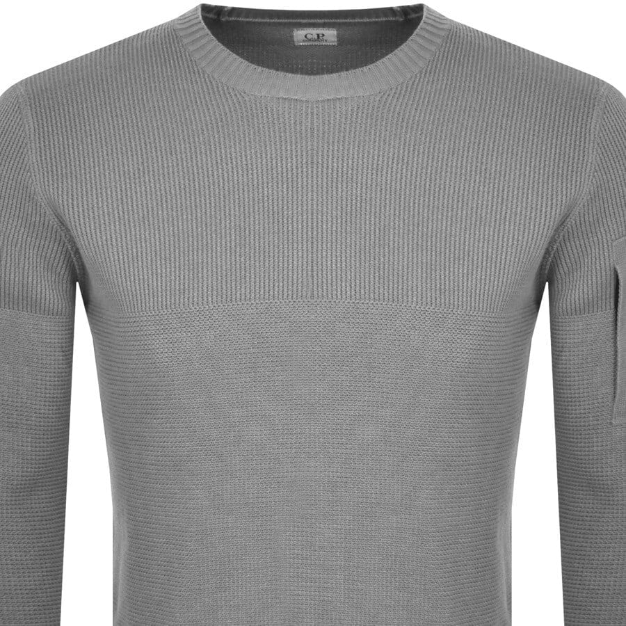 Alternative Image for ProductCP Company Knit Crew Neck Jumper Grey2