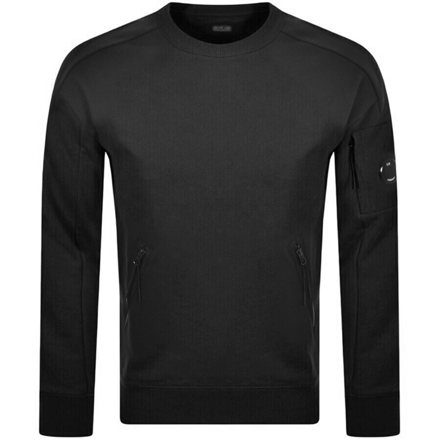 Alternative Image for ProductCP Company Crew Neck Utility Sweatshirt Black1