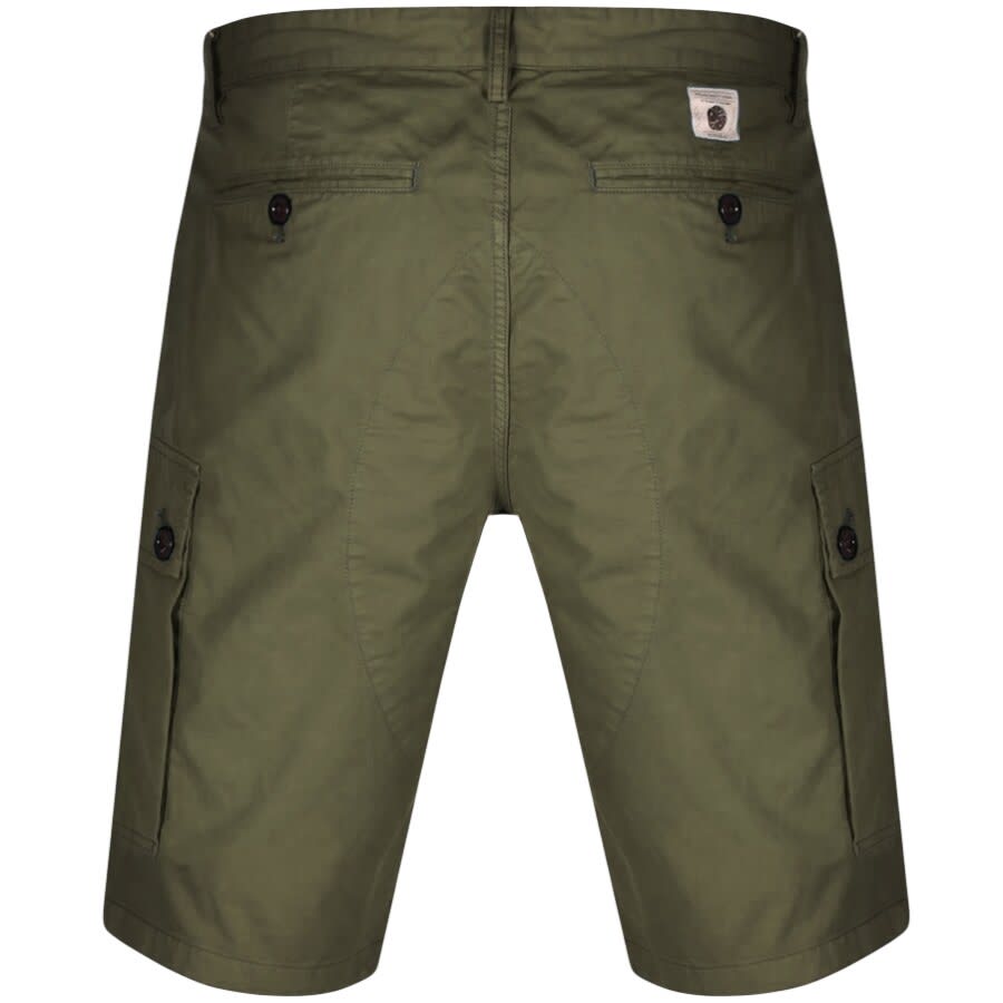 Alternative Image for ProductPretty Green Cargo Shorts Khaki2