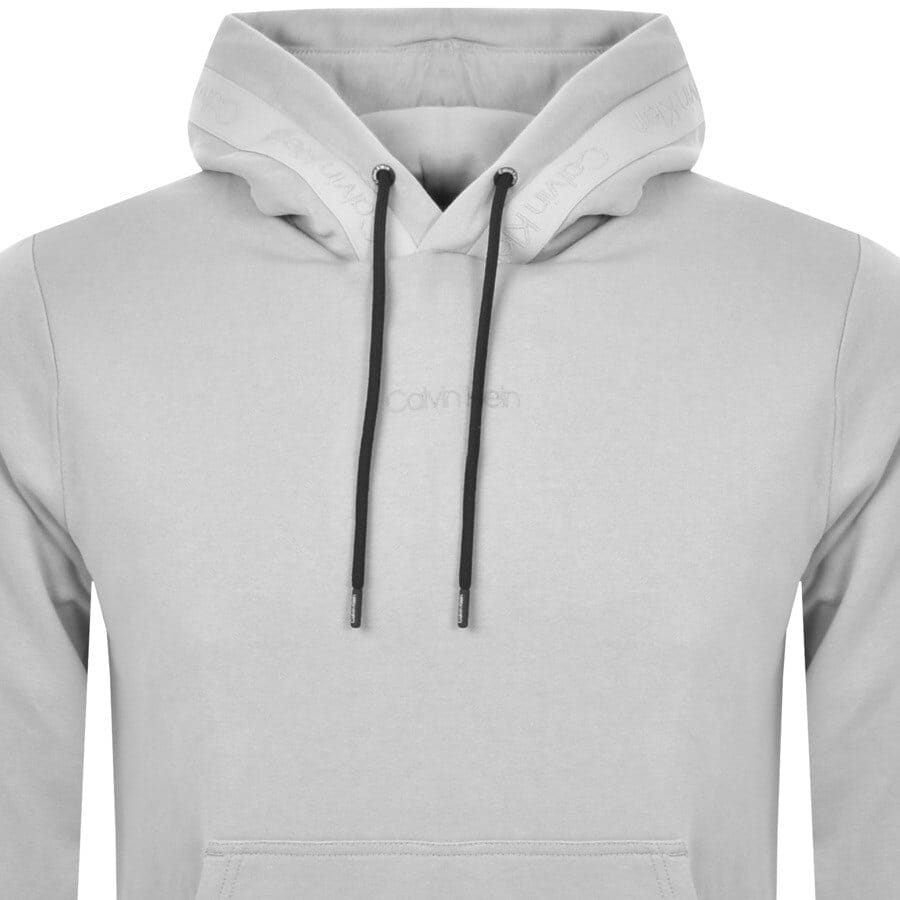 Alternative Image for ProductCalvin Klein Logo Hoodie Grey2