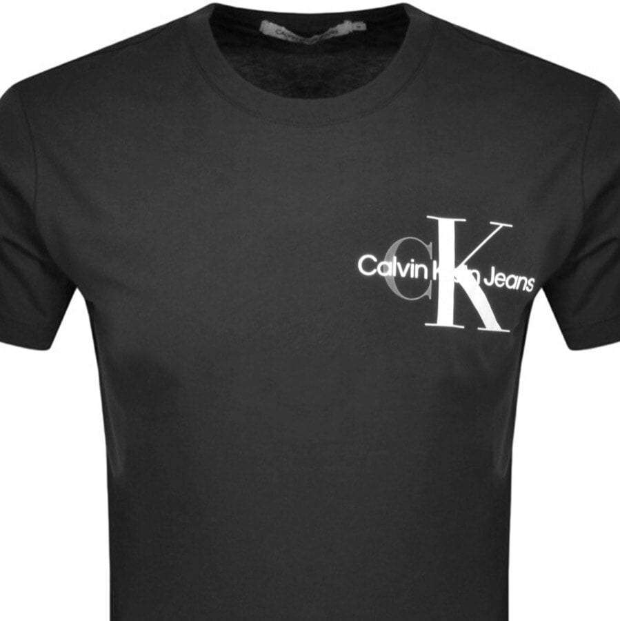 Alternative Image for ProductCalvin Klein Jeans Tonal Logo T Shirt Black2