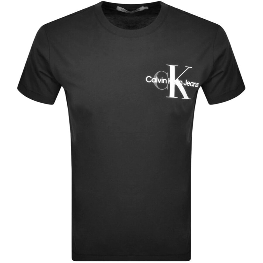 Alternative Image for ProductCalvin Klein Jeans Tonal Logo T Shirt Black1