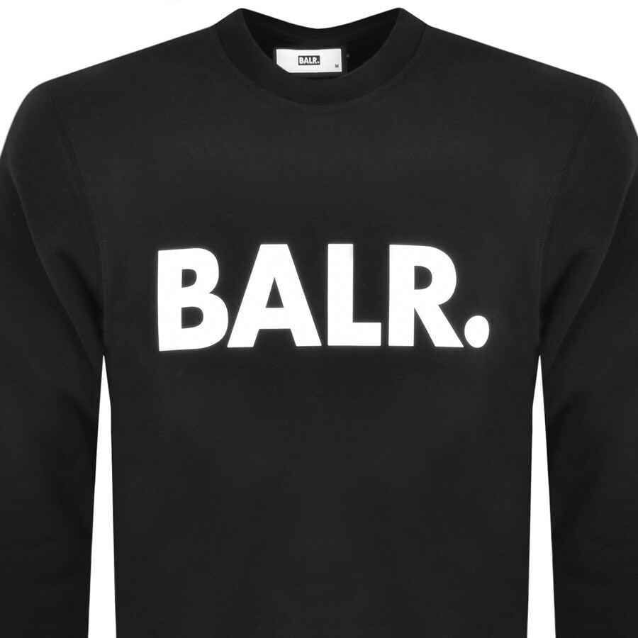 Alternative Image for ProductBALR Straight Branded Sweatshirt Black2