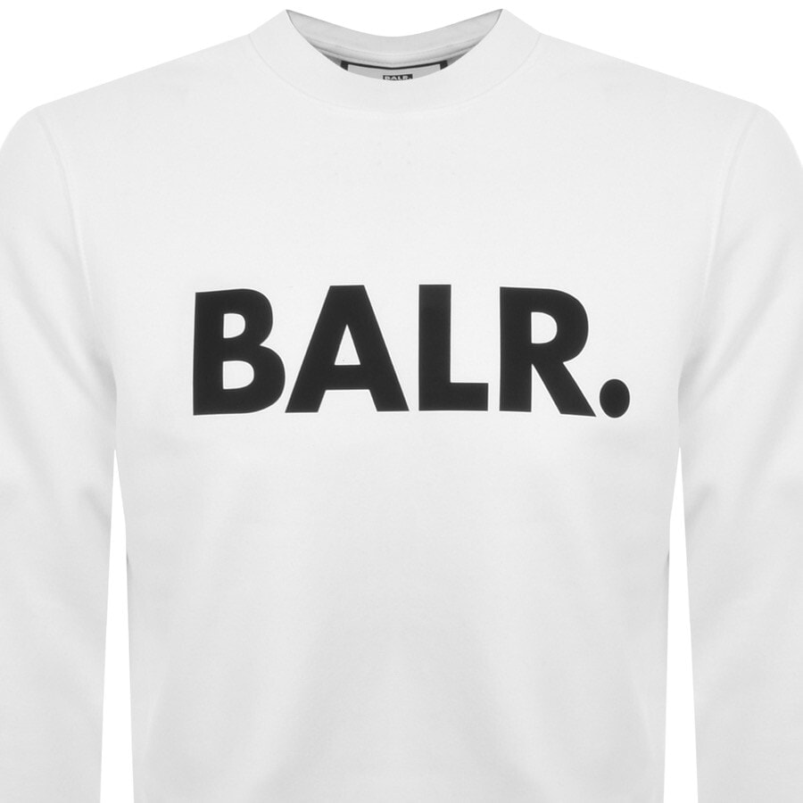 BALR Straight Branded Sweatshirt White | Mainline Menswear