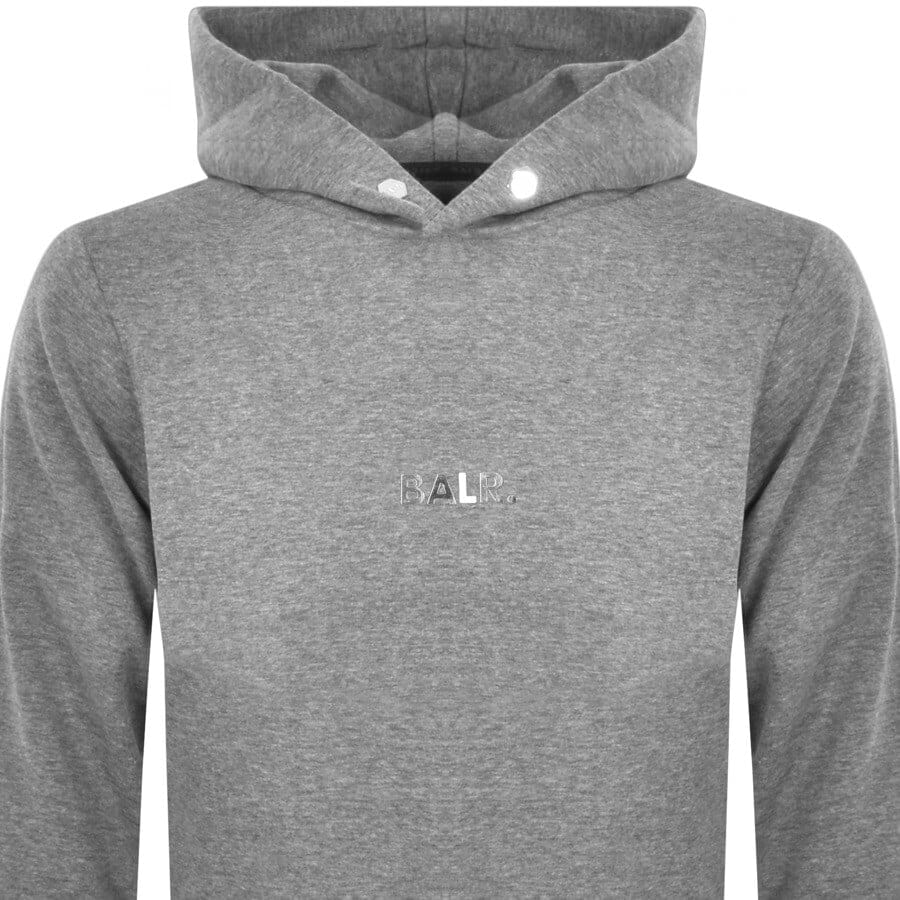 Alternative Image for ProductBALR Q Series Logo Hoodie Grey2