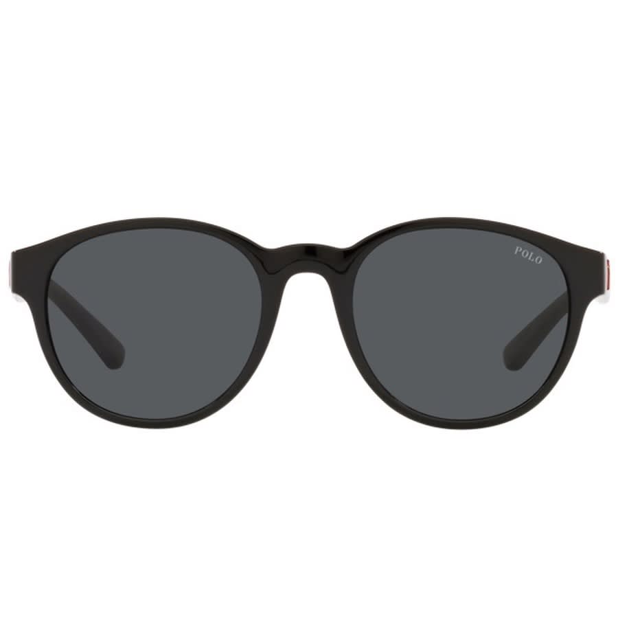 Alternative Image for ProductRalph Lauren Polo Player Sunglasses Black2