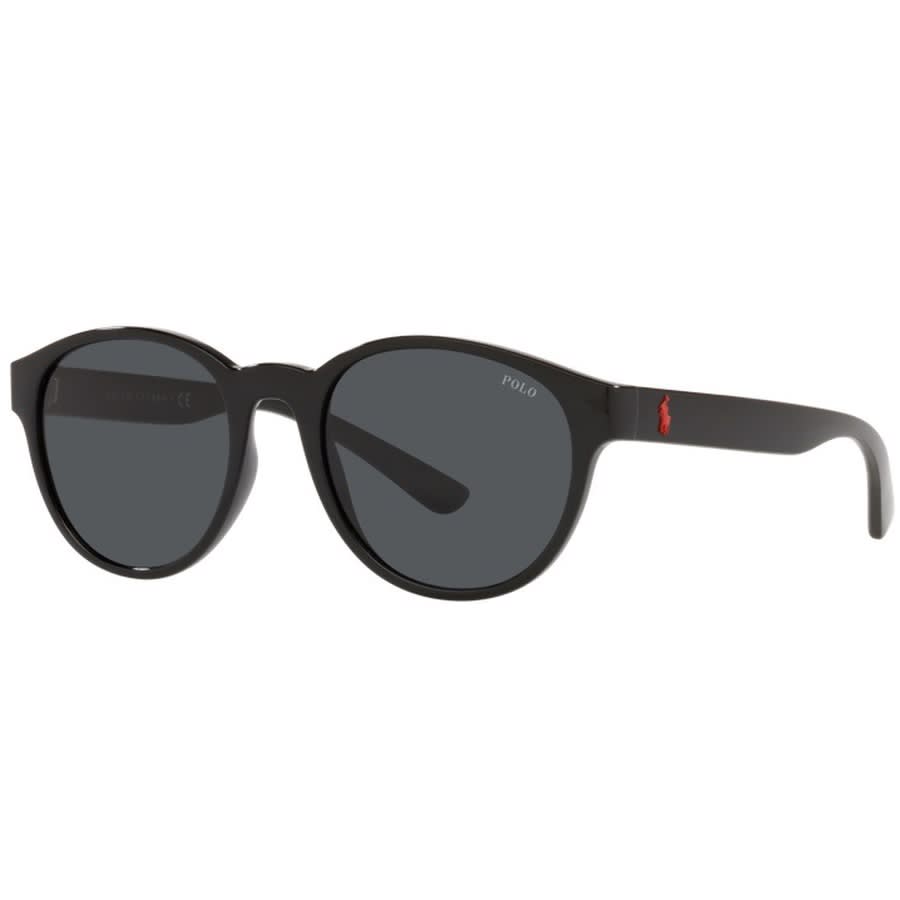 Alternative Image for ProductRalph Lauren Polo Player Sunglasses Black1