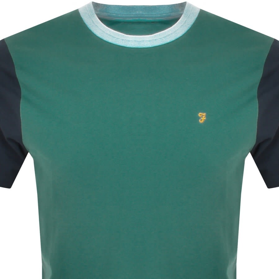 Alternative Image for ProductFarah Vintage Ibrahim Short Sleeved T Shirt Green2