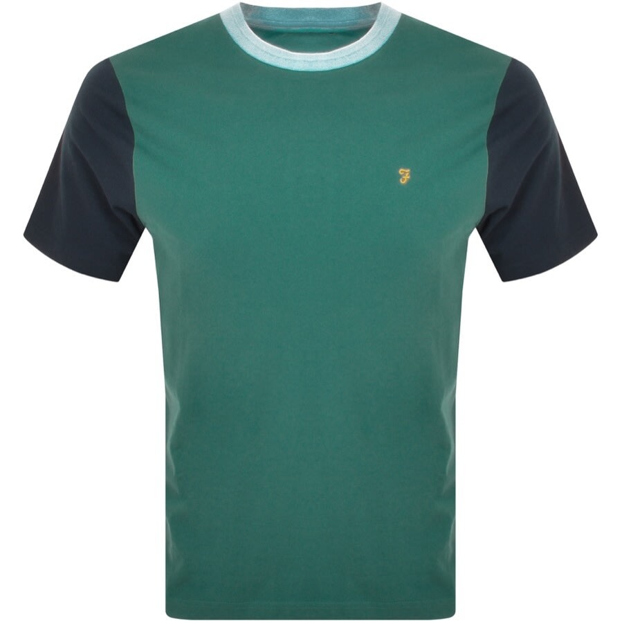 Alternative Image for ProductFarah Vintage Ibrahim Short Sleeved T Shirt Green1